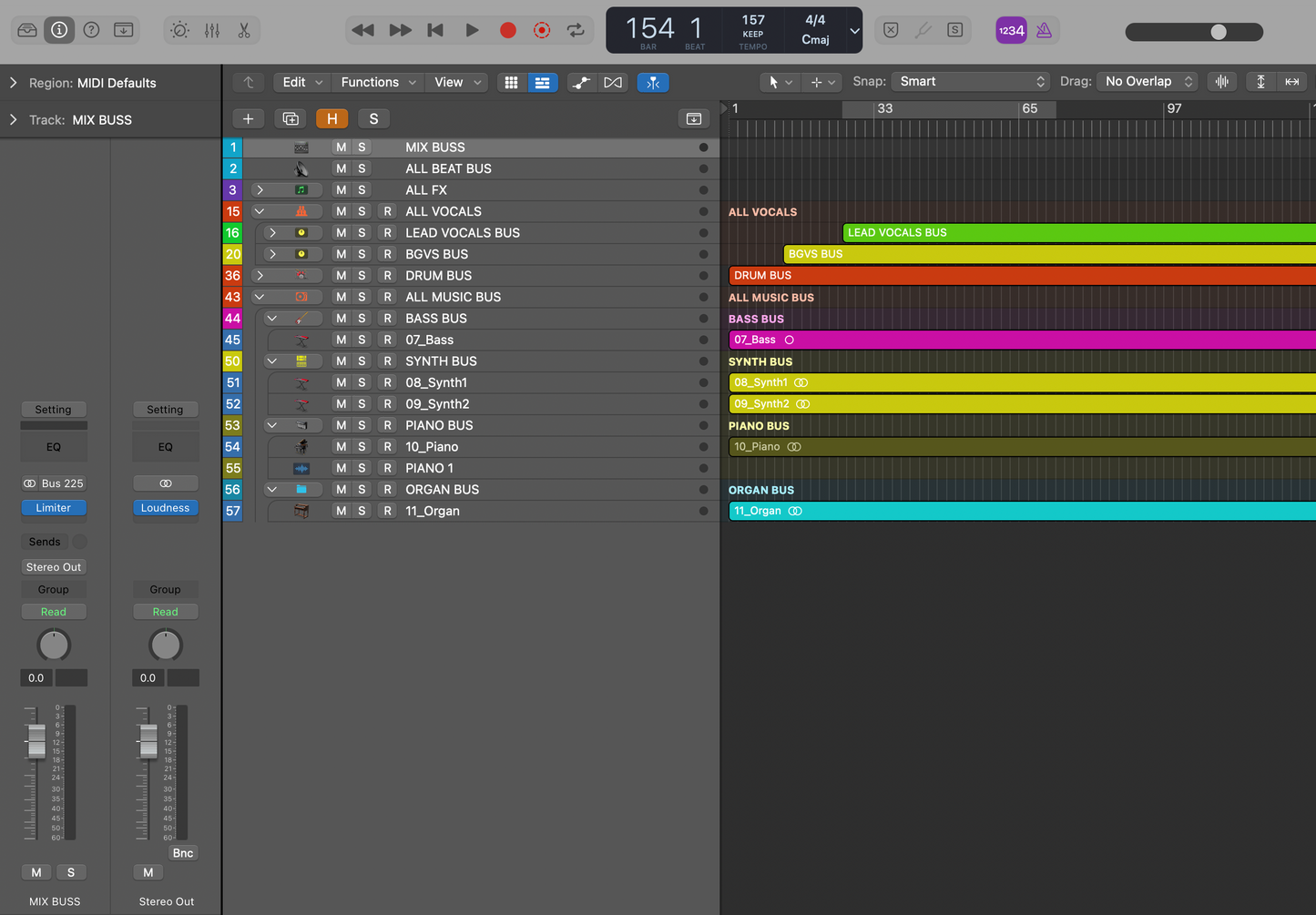 Logic Routing Template with Audio Files