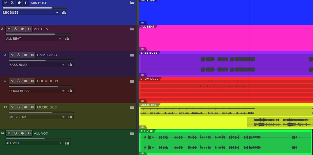 TEMPLATE ROUTING + Full Project Mix - Studio One (Stock Plugins)