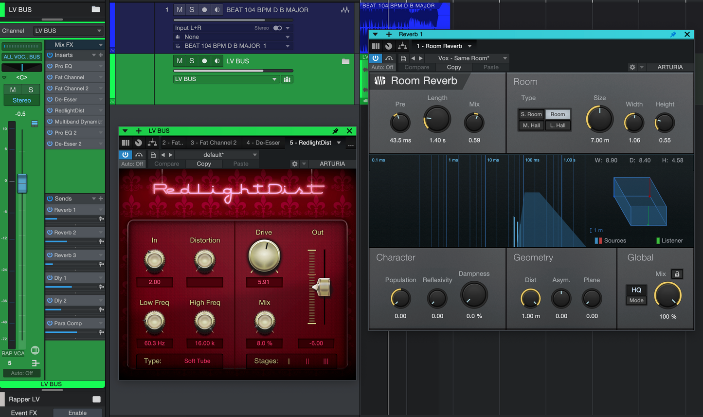 PRESET - Studio One Rap Vocal Chain (Stock Plugins)